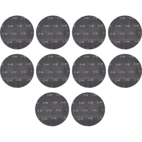 Ortviai Disques abrasifs en maille 17 pouces (43 cm) – 10 pièces, grain 60 pour ponçage et polissage de parquets et sols (1/5)
