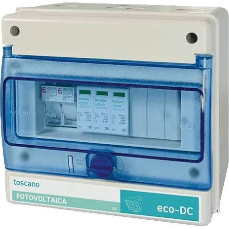 Cuadro de protección para instalación fotovoltaica ECO-DC-INV 1 string de Toscano