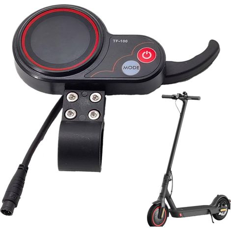 Instrument LCD pour scooter électrique, contrôleur de vitesse de scooter avec affichage - Contrôleur d'accélérateur de compteur d'affichage étanche Écran d'affichage du tableau de bord, (1/5)