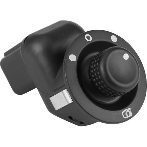 Commutateur de rétroviseur, commande de rétroviseur, commutateur de vue arrière, noir pour Clio pour Renault (1/4)