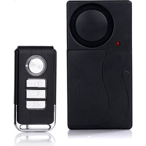 Allarme per porte e finestre, antifurto per porte e finestre, allarme antifurto senza fili con vibrazione magnetica, adatto per porte e finestre (1/4)