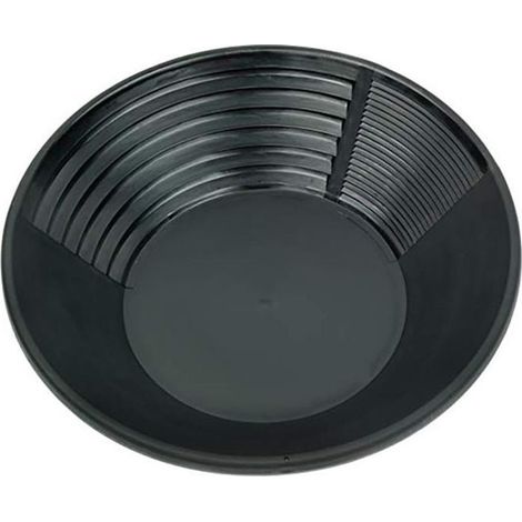 Poêle Chercheur D´Or Pan Plastique Orpaillage Chercheur D\'Or Gold Pan Black Plastik Pwtchenty (1/4)