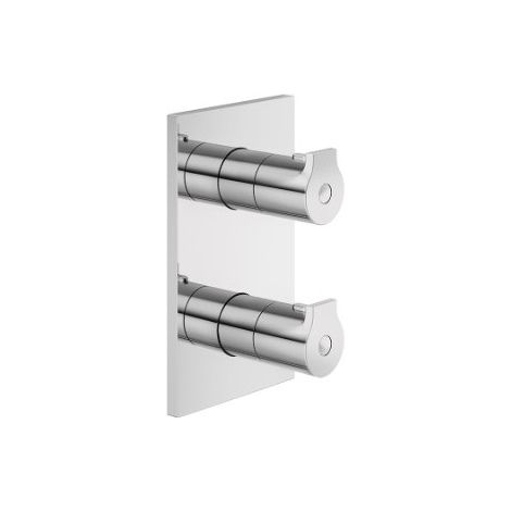 Façade douche 2 sorties Thermostatique Chromé OMEGA - CRISTINA ONDYNA OG75251