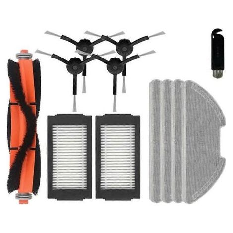 Filtre HEPA, chiffons de nettoyage, rouleau et brosse latérale pour aspirateur robot Xiaomi Mijia Robot Vacuum-Mop Pro / 2 Pro / MJSTS1 (1/5)