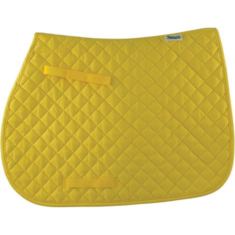 Rouge - Sous-selle anatomique rectangulaire en coton avec matelassage doux en losange