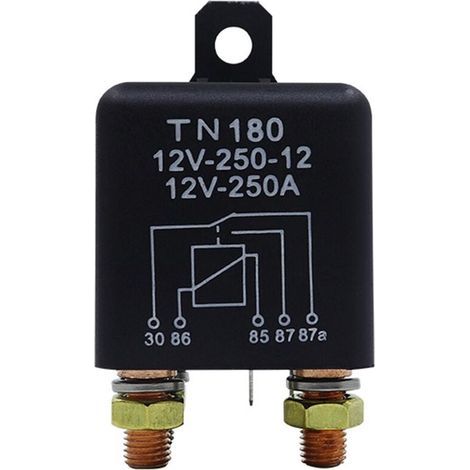 12V 250A Continuous Type High Battery Control Switch Terminal Automotive Starter Relay (1/5)
