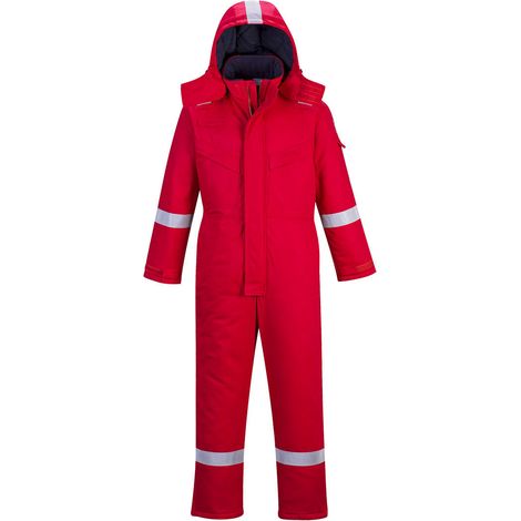 Combinaison Hiver FR Antistatique couleur : Rouge taille S - PORTWEST