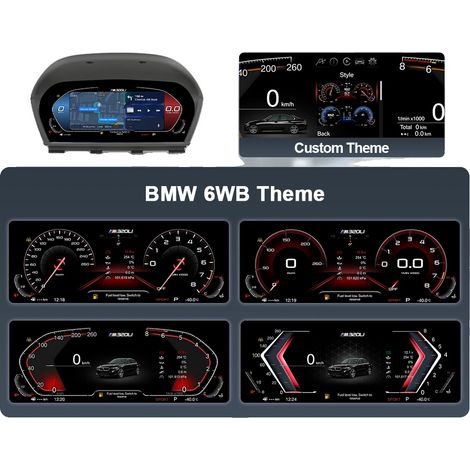 Tableau de bord numérique, CarPlay sans fil, Navigation en temps réel, Version Carplay F20 (1/2)