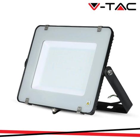 200W LED PROIETTORE SMD SAMSUNG CHIP G2 CORPO NERO 6500K - Luce FREDDA