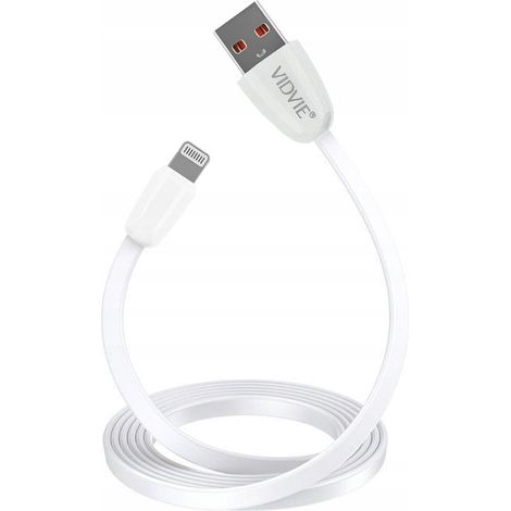 VIDVIE USB-LIGHTNING-KABEL CT01 1M WEISS (1/3)