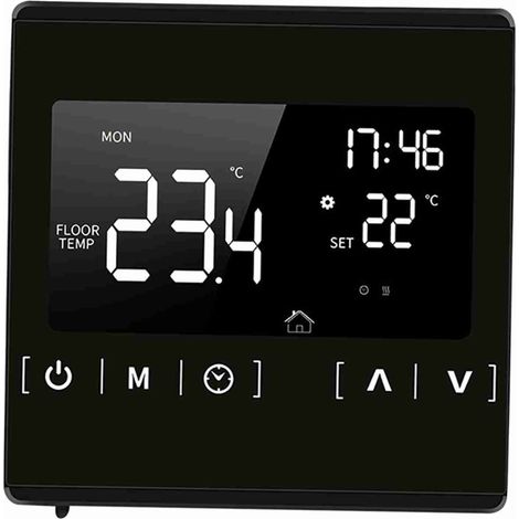 Eosnow Smart LCD Touchscreen-Thermostat für programmierbare Elektrobodenheizungssystem Thermoregulator AC 85-250 V Temperatur Controller