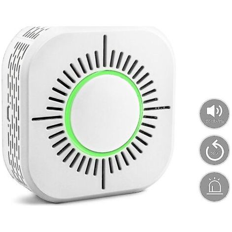 D��tecteur de fum��e intelligent sans fil 433 MHz Wi-Fi, capteur d'alarme incendie, d��tecteur de fum��e