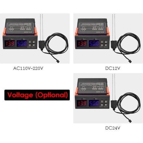 Mini regolatore digitale di umidità del suolo, AC 110V-220V 10A, LED, con sensore, intervallo di misurazione 0%  100% UR, sonda da 1 m. (1/5)
