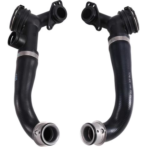 1 paire de durites de refroidissement pour Porsche Panamera 2010-2016 (références 97010623101 et 97010623201) (1/5)
