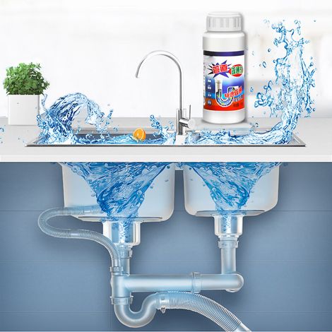 Leistungsstarker Abflussreiniger – Pulver für Waschbecken, Toiletten und Rohre – Schnellreiniger (1/5)