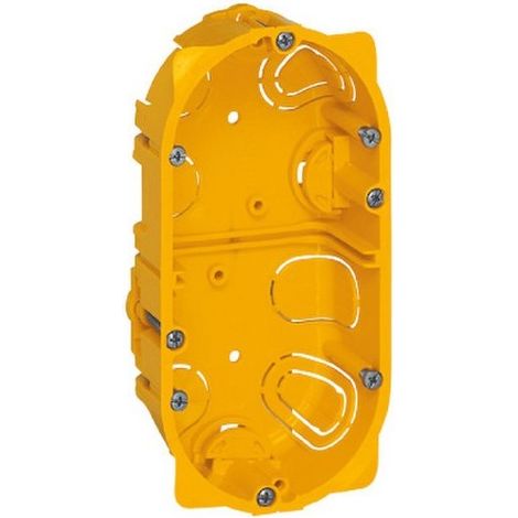Custodia per parete secco 2 posti Profondità 40mm Diametro 67, Legrand Batibox