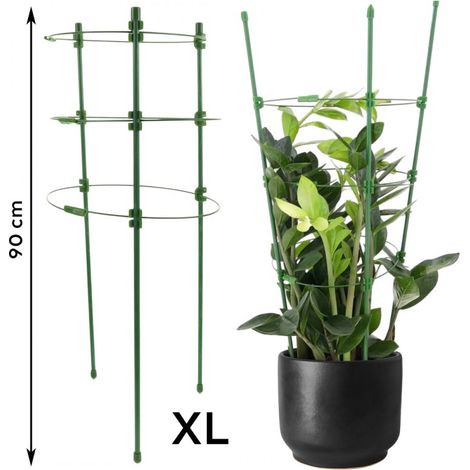 Supporto ad anello per piante, fiori, ortaggi, giardino XL 30 x 90 cm (1/5)