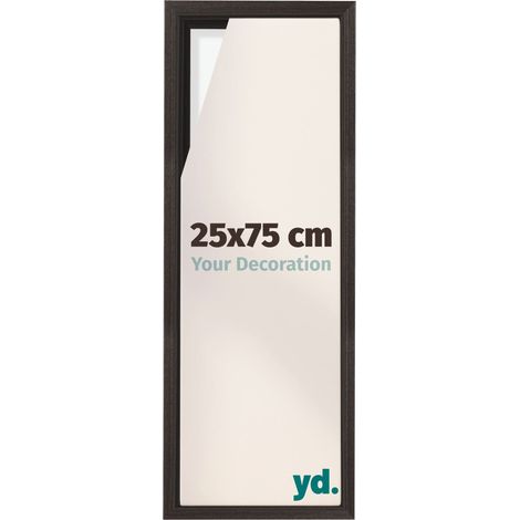 Your Decoration - Cadre flottant - Chene Fonce - Cadre en caisse américaine pour toile sur chassis - MDF - Lyon (1/5)
