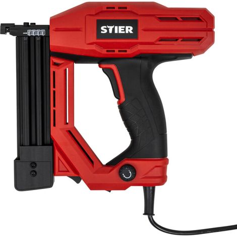 [NEUWERTIG] B-Ware Stier Elektro Kombi Tacker Nagler Tk18 230 V Nägel Set 400 Stück Holz