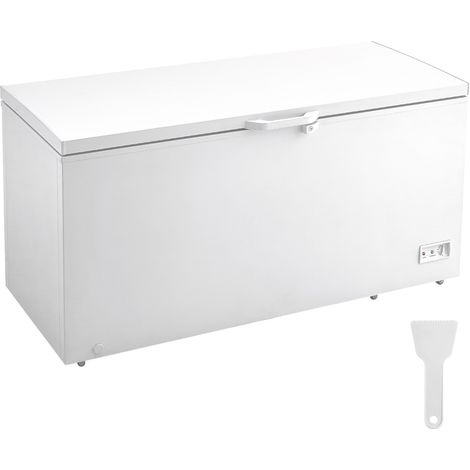Mophorn Congelador Horizontal Grande de 488 L y 4 Cestas Extraíbles Independientes con Puerta Abierta Superior con Tapa de Bloqueo Temperatura Ajustable de 7 Niveles Iluminaciones LED 6 Ruedas (1/5)