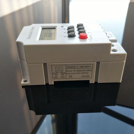 Elektronischer Smart-Chip-Timer, mikrocomputerprogrammierbarer Zeitschalter, industrielle Zeitkomponente. (1/5)