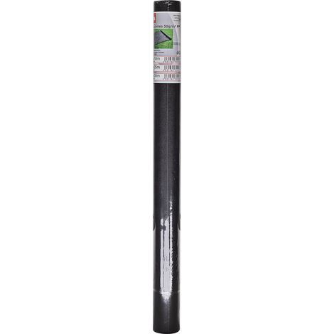 Unkrautvlies Garten Unkraut Mulchgewebe Folie 1x25m 50g wasser- luftdurchlässig (1/3)