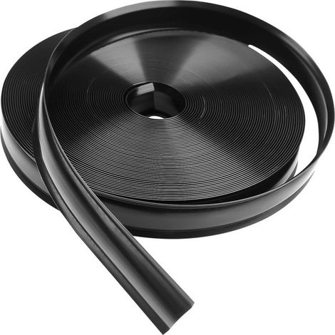 Cache-vis de moulure en vinyle noir de 1 pouce pour VR, bateau, caravane (100 pi) (1/5)