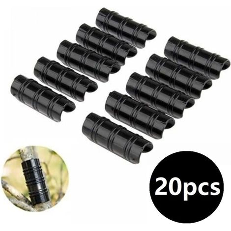 20pcs 19mm Serre Clips, Jardin Bâtiments Tube Clip pour la Fixation des Housses au Jardin Serres,des Films,des Plantes (1/4)