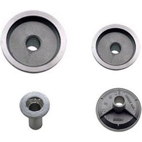 BRUCIATORI PER CUCINA GAS BOMPANI BOREAL 4 PZ IN ALLUMINIO 2 MEDI COD B 0419 (1/2)