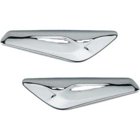 Clignotant latéral pour X3 X4 F25 F26 – Lampe gauche/droite – Numéro de pièce 51117338569/51117338570 – Plastique argenté