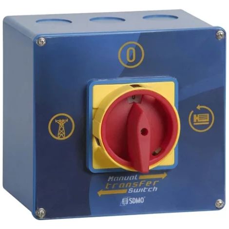 Sdmo – Inverseur de source manuel – Accessoire de groupe électrogène monophasé 230V – Gestion manuelle du courant – Pour habitation (1/3)