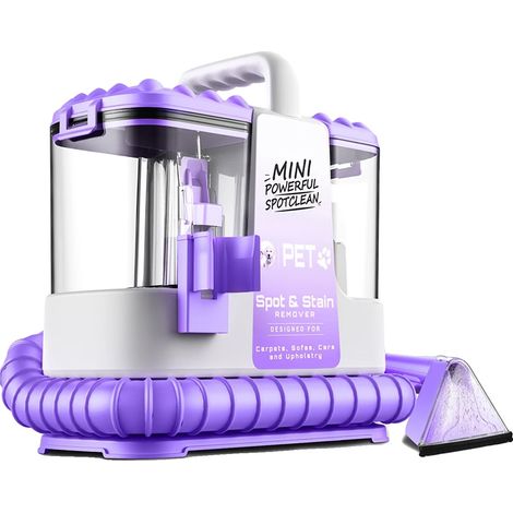 Nettoyeur de tapis, 32KPa de puissance d'aspiration, design portable, Violet, UE (1/2)