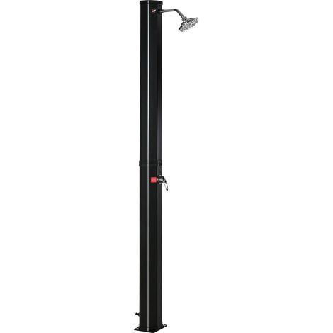 Doccia Solare da Giardino 35L con Miscelatore Nero (1/5)