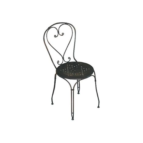 Sedia in ferro nero MALIGI HOME MG/ORO  Nero