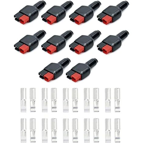 30A Connecteur de Batterie à Déconnexion Rapides, Connecteurs de Borne d'Alimentation Modulaires (10 Paires) (1/4)