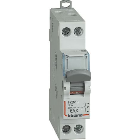 Modularer Lasttrennschalter 16A - 2P - 1 Modul - BTicino F72N16