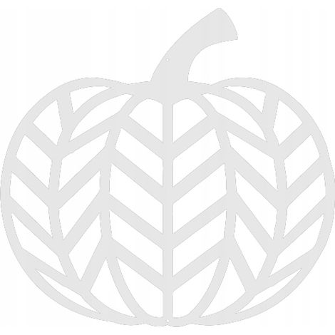 Kürbisanhänger D8, Herbst- und Halloween-Dekoration, weißes durchbrochenes Ornament
