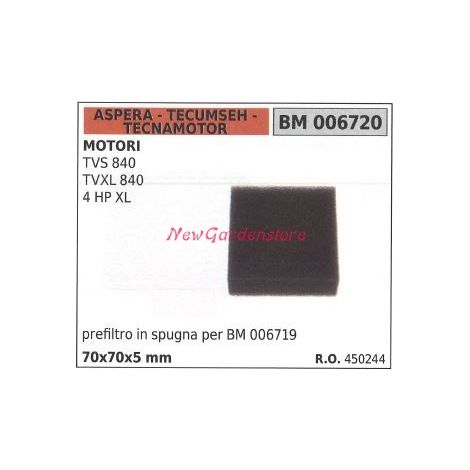 Filtro aria ASPERA motore rasaerba tosaerba tagliaerba TVS 840 006720