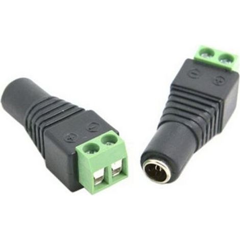 10 Connecteurs DC 2,1 x 5,5 mm pour Caméras de Vidéosurveillance – Prises Fiches Adaptateurs Alimentation 12 V (1/5)