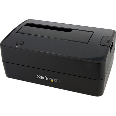 StarTech.com SATDOCKU3S Speicherlaufwerk-Docking-Station USB 3.2 Gen 1 (3.1 Gen 1) Type-B Schwarz (1/5)