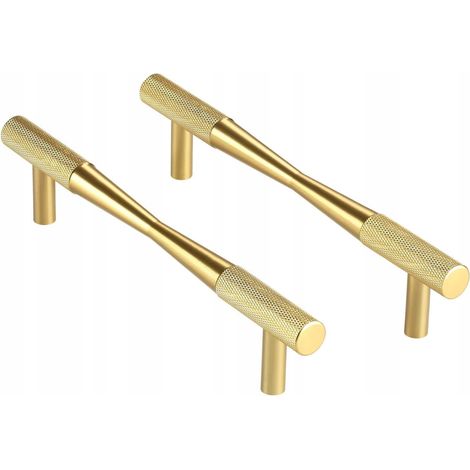 Tiradores para muebles Cileytion, 10 unidades, color dorado, longitud 13 cm, tiradores para armarios (1/5)