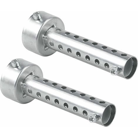 Insert chicane DB killer silencieux pour échappement moto – 2 pièces – Compatible 34-60mm – Installation facile – Réduction bruit efficace (1/4)