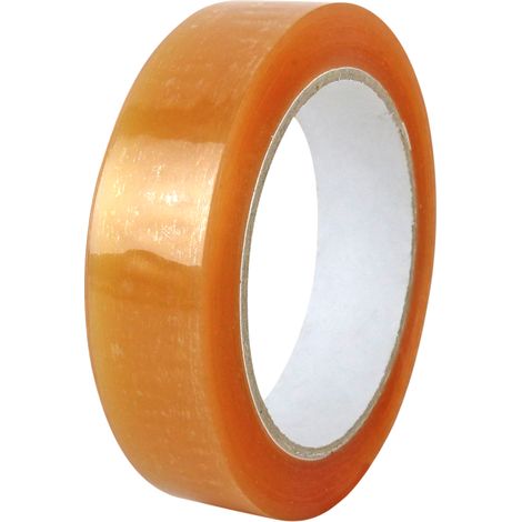 Lot de 72 Ruban adhésif polypropylène caoutchouc naturel 25 mm x 100 M Transparent