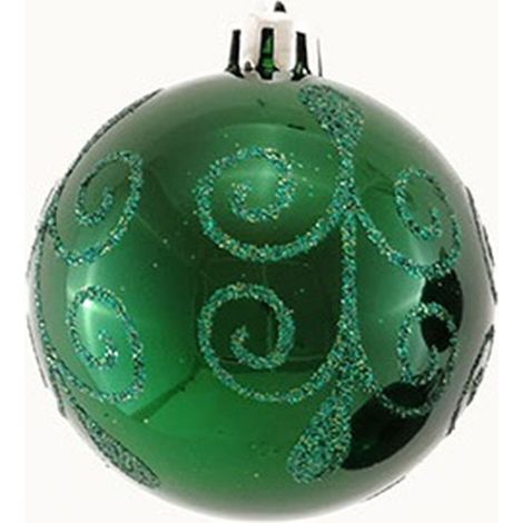 Palline in verde per albero di natale da addobbi decorazioni natalizie 6cm pz12 (1/5)