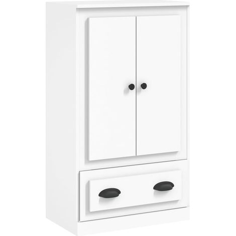 Credenza buffet cassettiera mobile contenitore organizer cucina soggiorno soggiorno alto 60 x 35,5 x 103,5 cm derivati del legno bianco 020032466