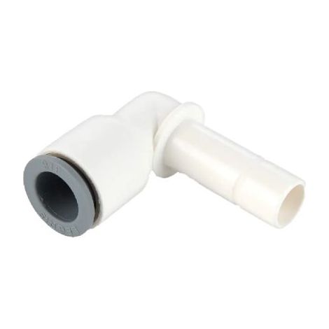 Adaptateur tube à tube coudé Legris 6382 vers Enfichable 10 mm Enfichable 10 mm 1 x 10 mm Push-in, entrée 1 x ( Prix pour Boîte de 10 )