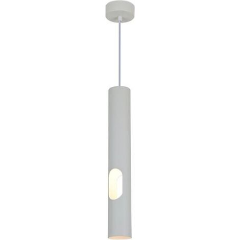 Suspension Perforée Blanche 40cm pour Ampoule GU10 - SILAMP