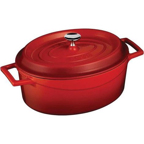 Casserole ovale en fonte dim. 25x31cm - 7060ml - Finedine
