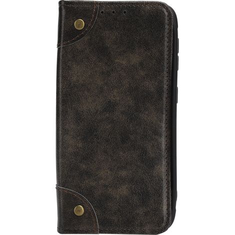 Étui cuir complet antichoc pour Samsung Galaxy X Cover 5 avec portefeuille intégré - Café (1/5)