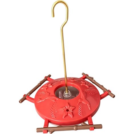 Station d'alimentation en plastique pour colibris, facile à installer, pour une utilisation quotidienne dans les cages, les volières ou les petits espaces de reproduction.-AquaForge (1/5)
